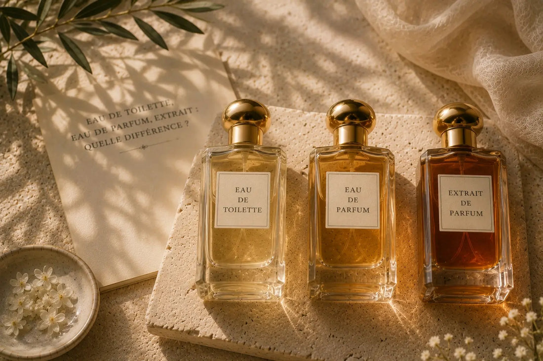 Eau de Toilette, Eau de Parfum, Extrait : quelles différences ?
