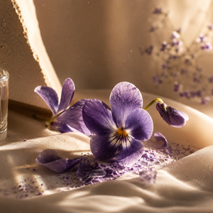 Violette poudrée & lumière veloutée