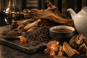 Thé noir élégant & bois ambrés
