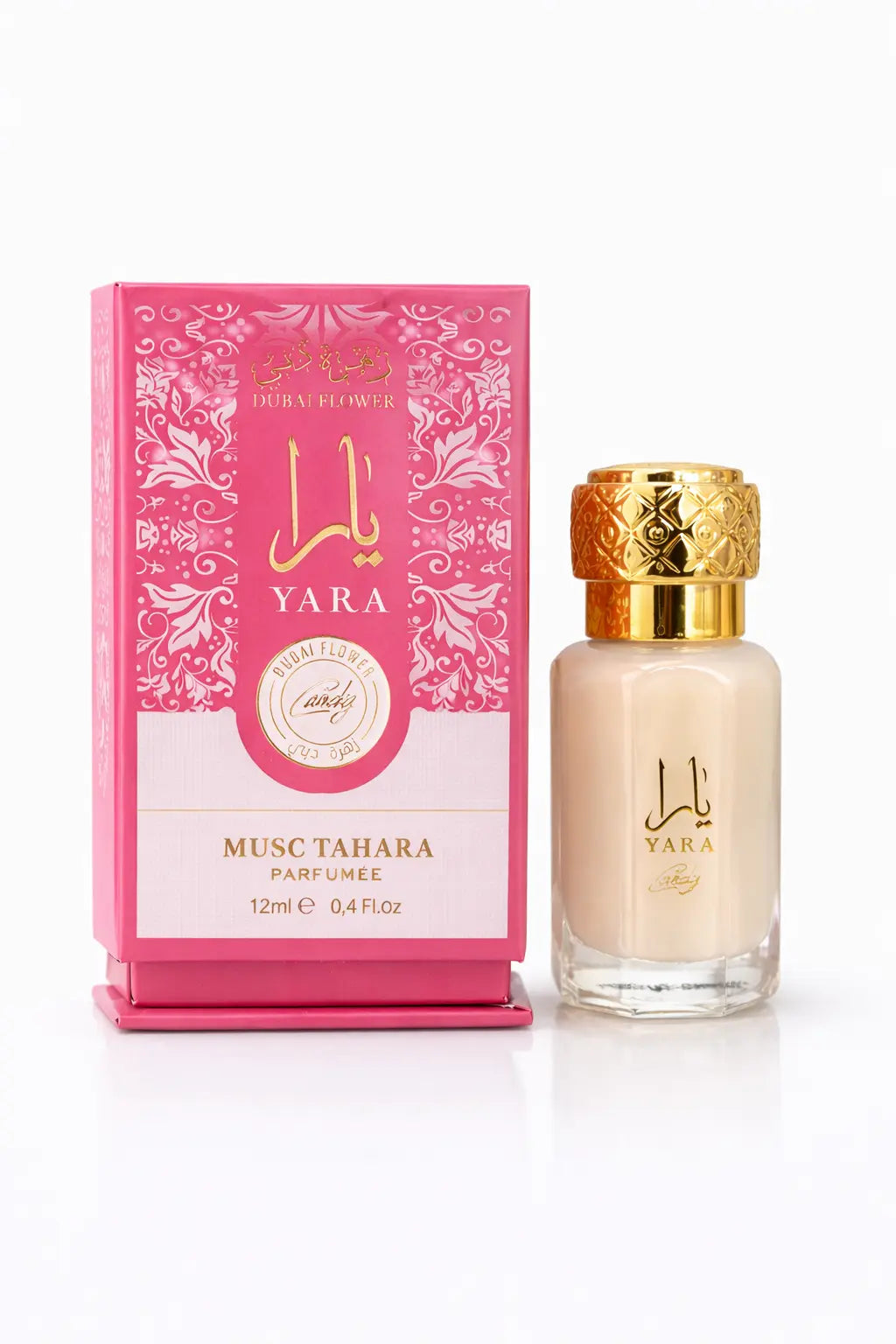 Musc Tahara Yara Candy – Bonbon & Sucre Rosé | Dubai Flower Parfum grossiste