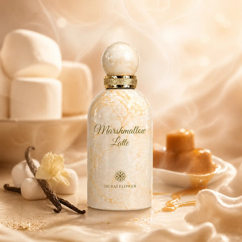 Marshmallow Latte Dubaï Flower Extrait de parfum 100 ml - Jolly HumaniTé