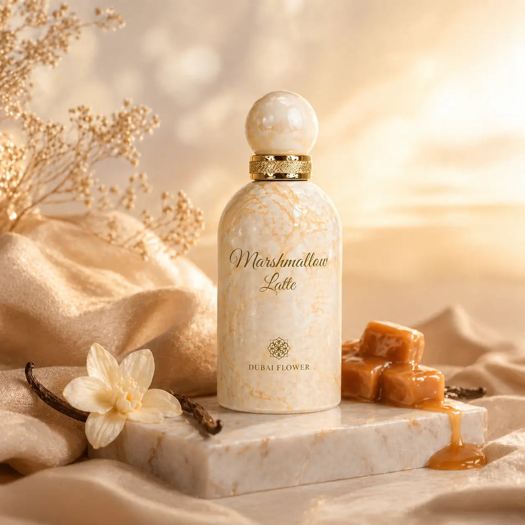 Marshmallow Latte Dubaï Flower Extrait de parfum 100 ml - Jolly HumaniTé
