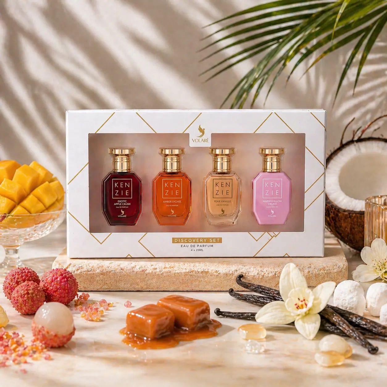 Coffret découverte parfum Volaré Kenzie - Set 4 parfums 25 ml - Jolly HumaniTé