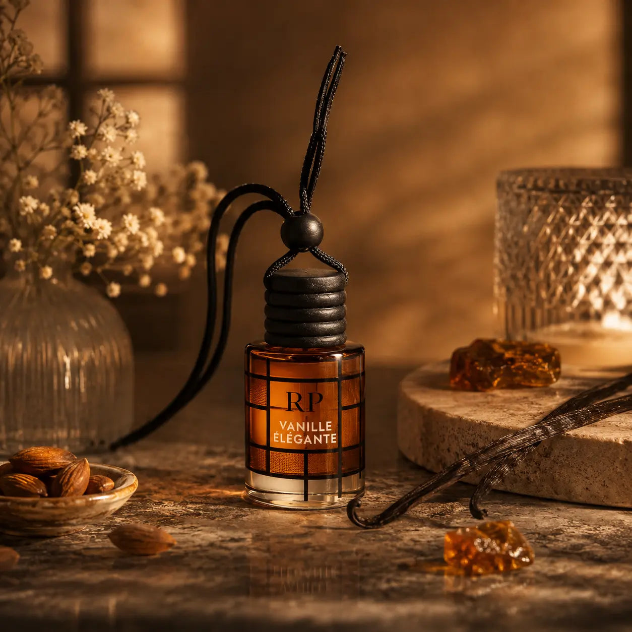 Diffuseur voiture Vanille Élégante RP Paris – 10 ml Parfum grossiste