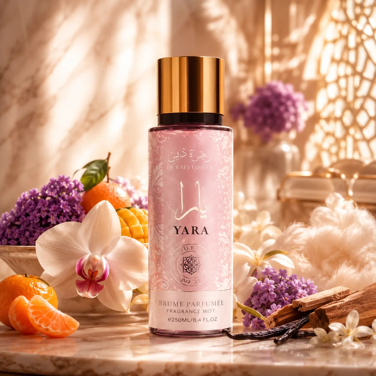 Brume parfumée Yara Dubai Flower 250 ml marshop