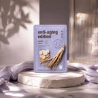 Masque anti-âge Anti-Aging Edition – Masque tissu au ginseng | Mask On Paris Mask On