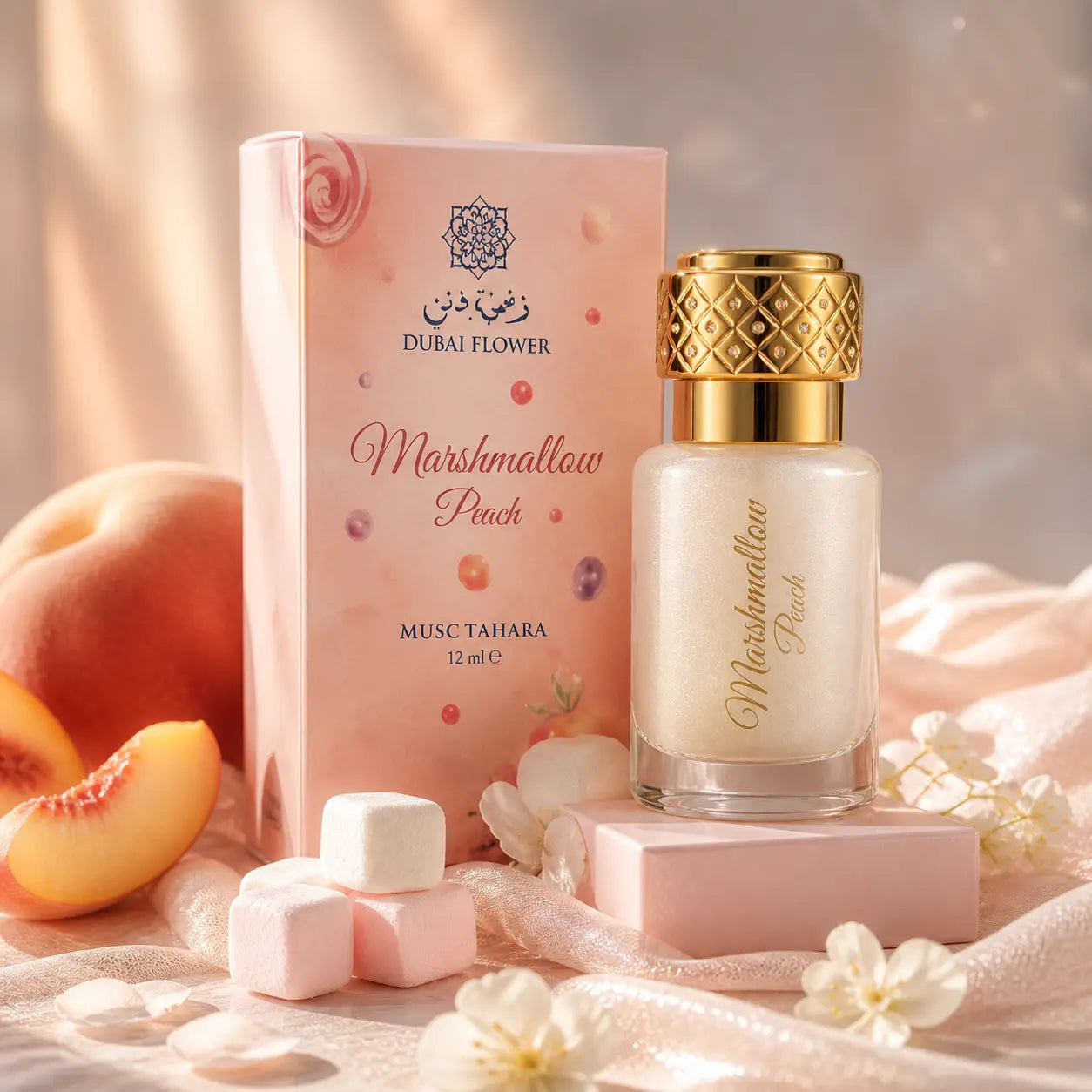 Musc Tahara Marshmallow Peach Dubaï Flower 12 ml marshop