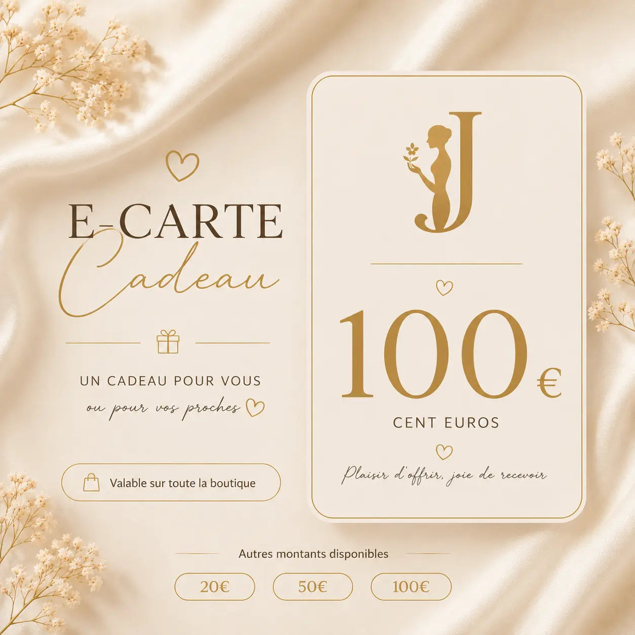 Carte Cadeau en ligne Jolly Humanité - 20 €, 50 € ou 100 € Jolly HumaniTé