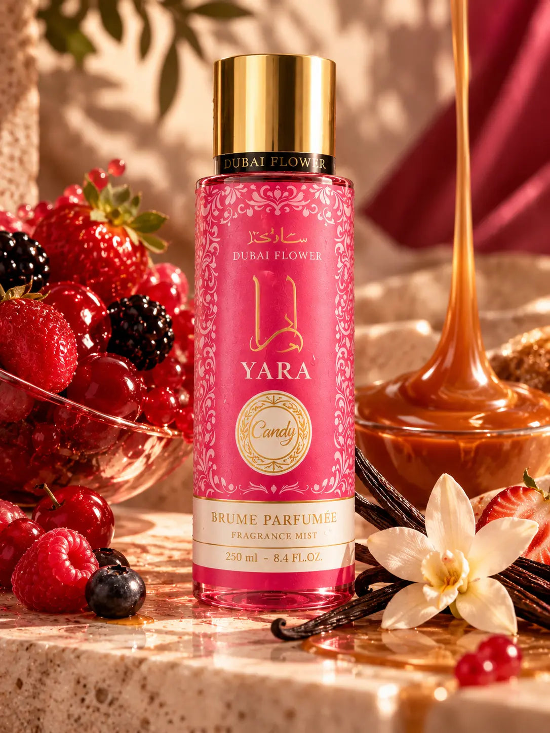 Brume parfumée Yara Candy 250 ml Dubaï Flower marshop