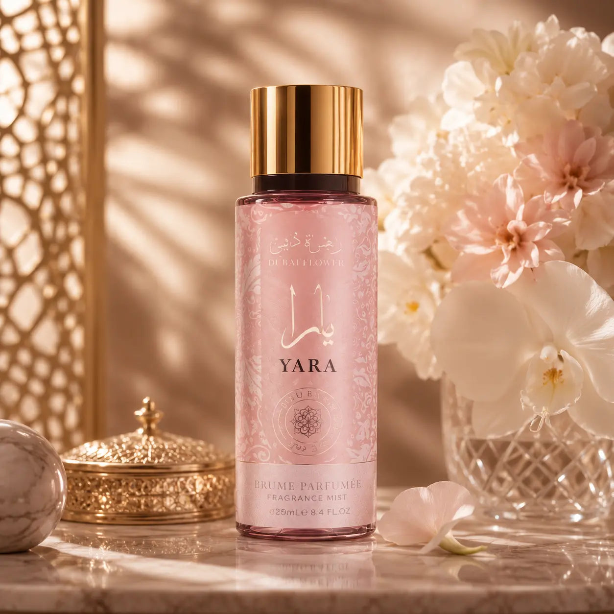 Brume parfumée Yara Dubai Flower 250 ml marshop