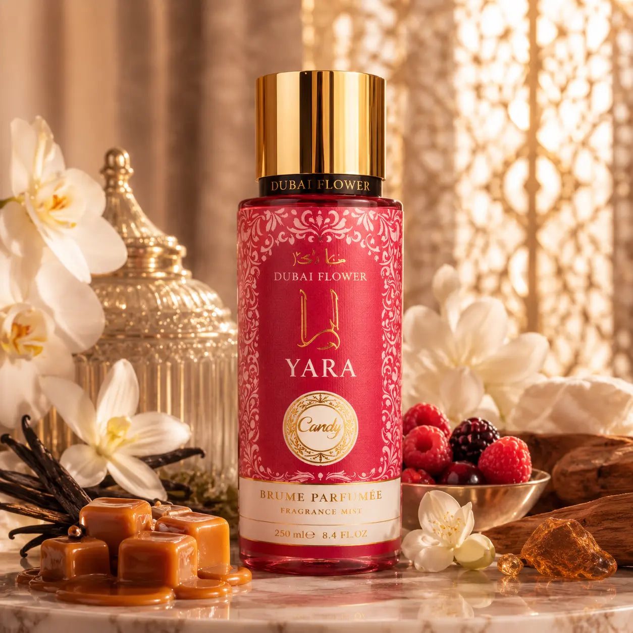 Brume parfumée Yara Candy 250 ml Dubaï Flower marshop