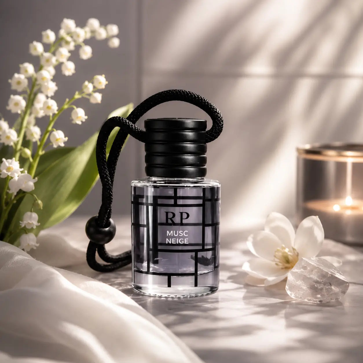 Diffuseur voiture Musc Neige RP Paris-10 ml Parfum grossiste